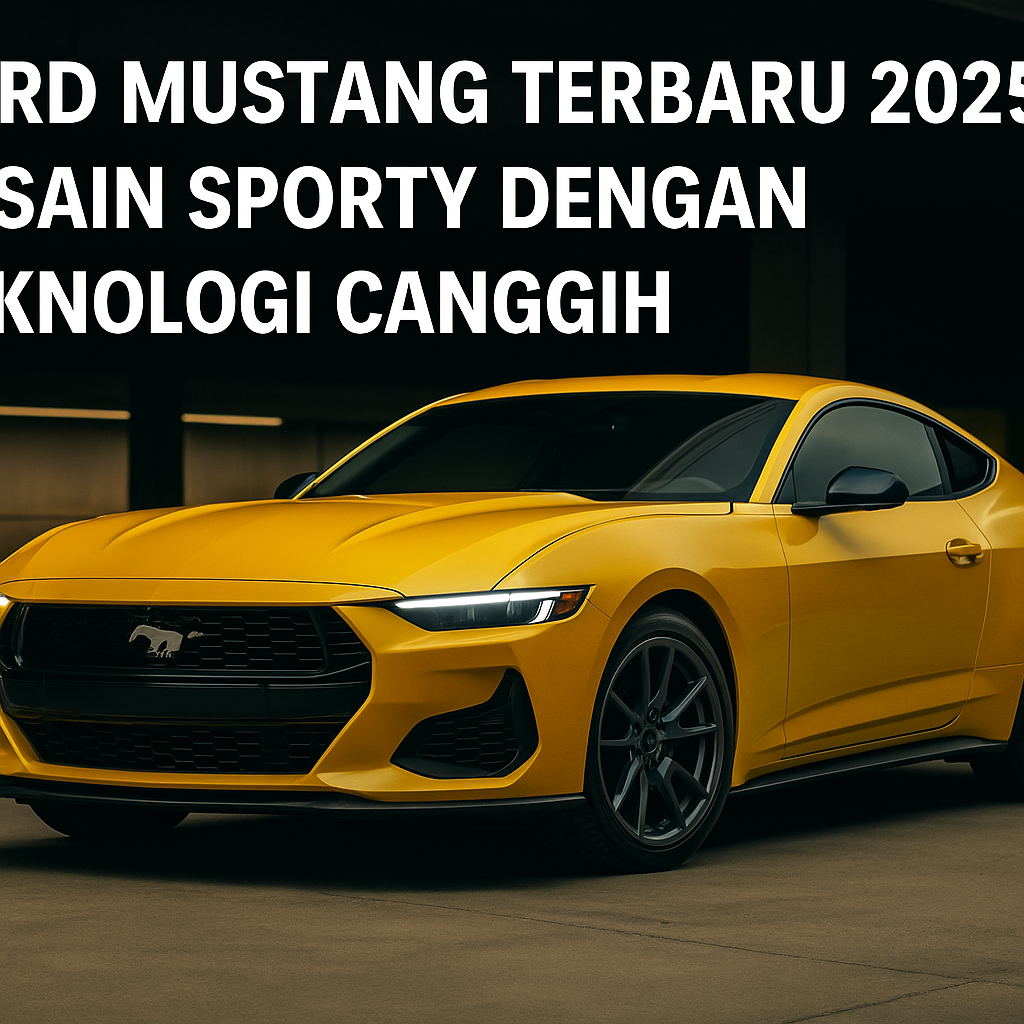 Ford Mustang Terbaru 2025 dengan desain sporty dan teknologi canggih