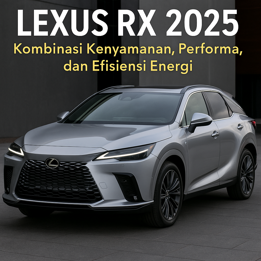 Lexus RX 2025 SUV premium dengan kombinasi kenyamanan, performa, dan efisiensi energi