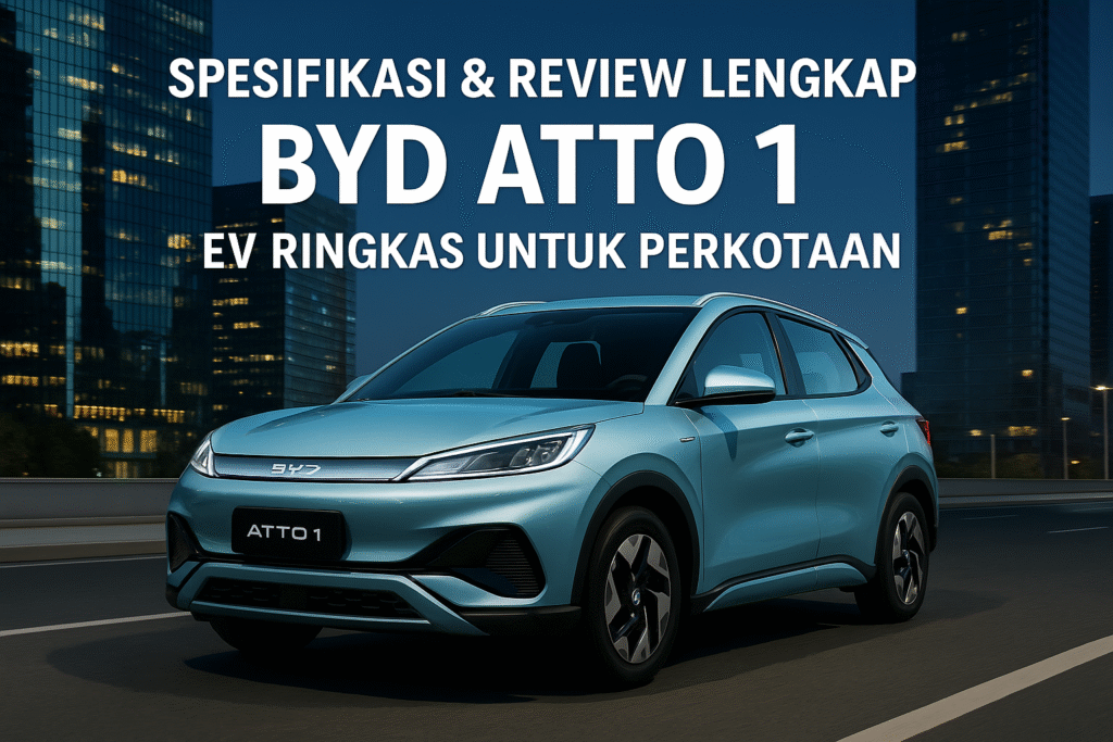 Spesifikasi & Review Lengkap BYD Atto 1: EV Ringkas untuk Perkotaan