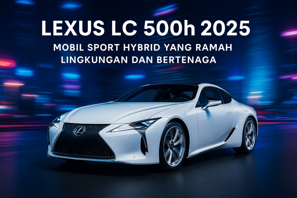Lexus LC 500h 2025 – Mobil Sport Hybrid Ramah Lingkungan dan Bertenaga